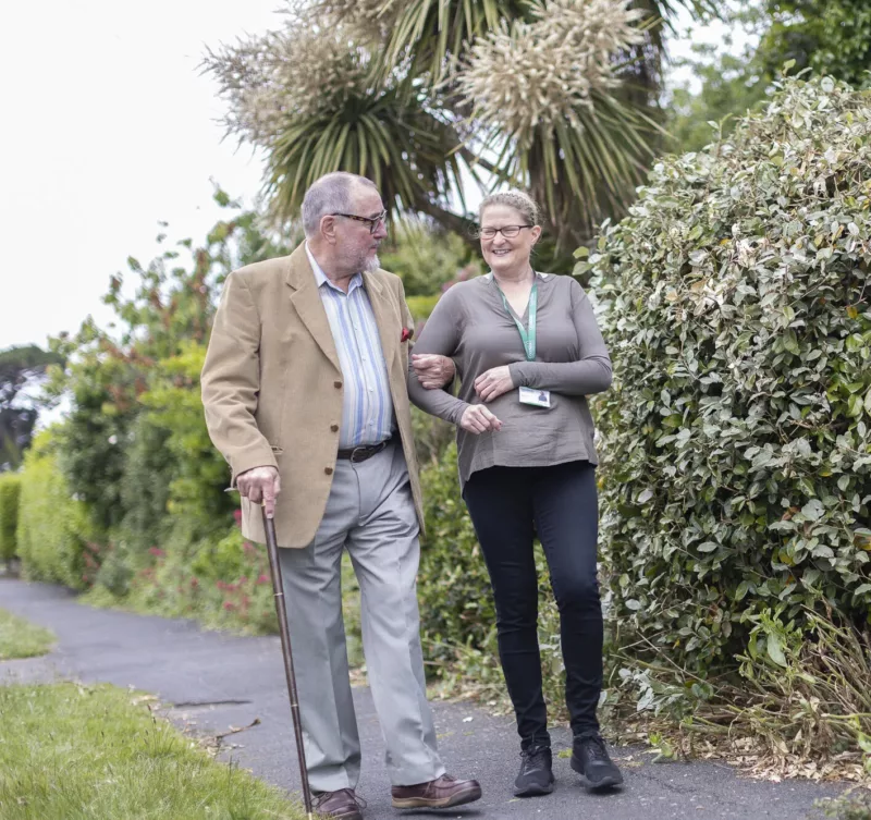 Carer and client - Staying active in winter is essential for flexibility, circulation, and warmth. This quick 5-minute exercise routine is perfect for older adults.