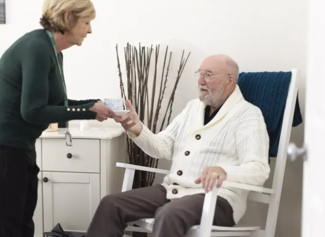 Live-in care professional care team