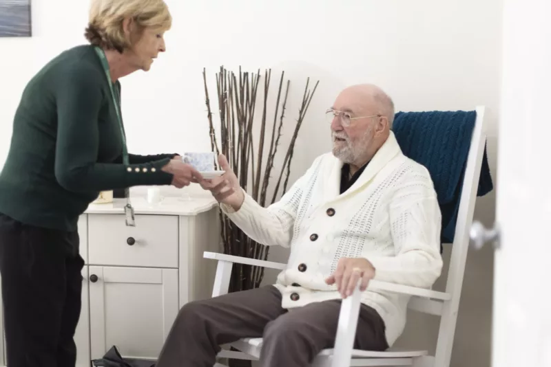 Live-in care professional care team