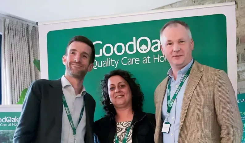 GoodOaks Homecare Mid Sussex Green Award finalist