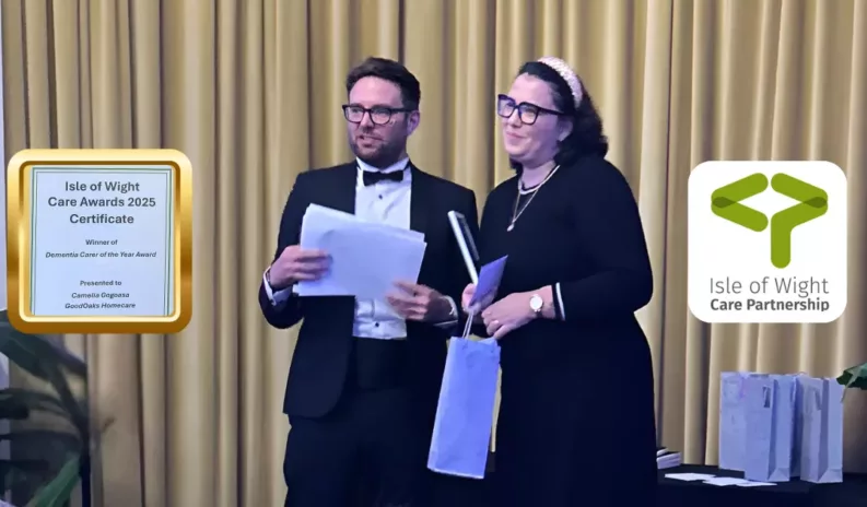 GoodOaks Isle of Wight wins Dementia Carer of the Year Award