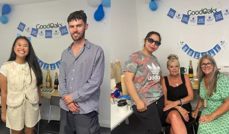 A wonderful afternoon tea in the New Forest raises £380 for Alzheimer’s Society