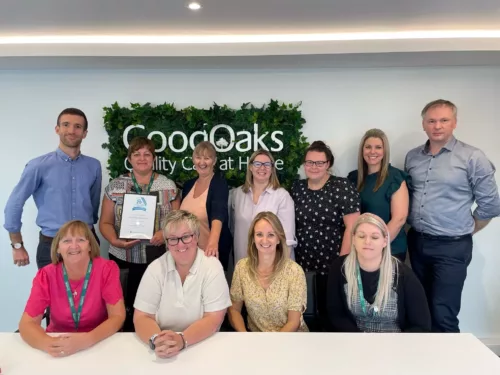 GoodOaks Homecare wins ‘Top 20 Rated Homecare Group’ award for second year in a row! Image
