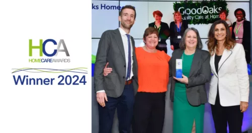 GoodOaks Homecare wins two awards at the Home Care Awards 2024 Image