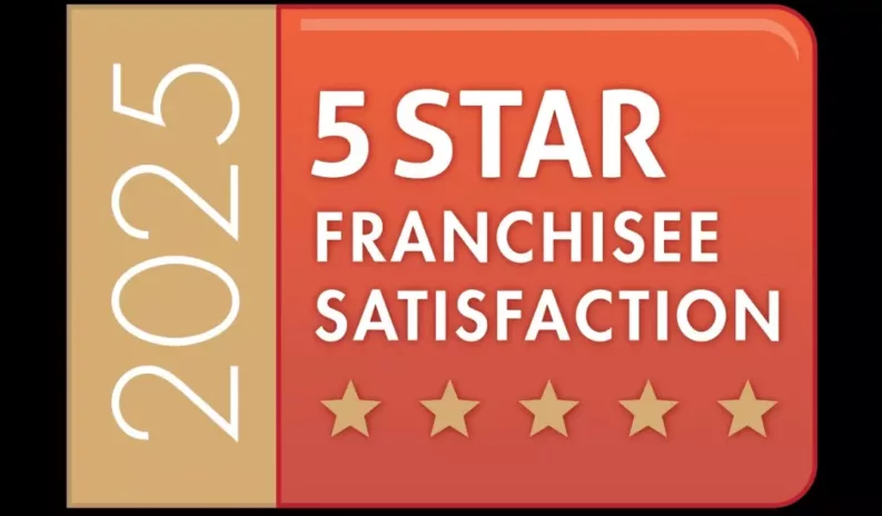 Why we’re proud to be a 5 star franchise and what it means for you - 5 stars franchisee satisfaction 2025