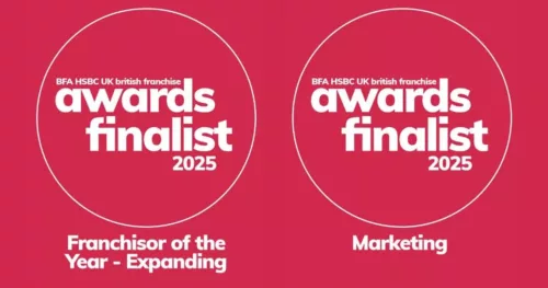 We’re double finalists at the 2025 BFA HSBC British Franchise Awards! Image