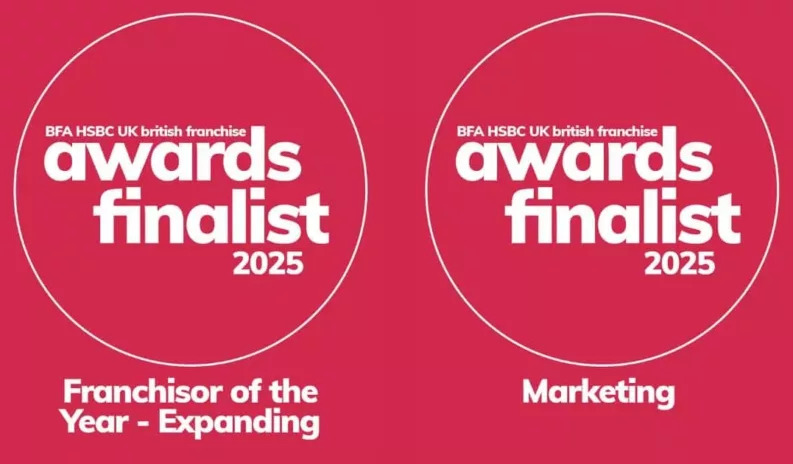 We’re double finalists at the 2025 BFA HSBC British Franchise Awards!